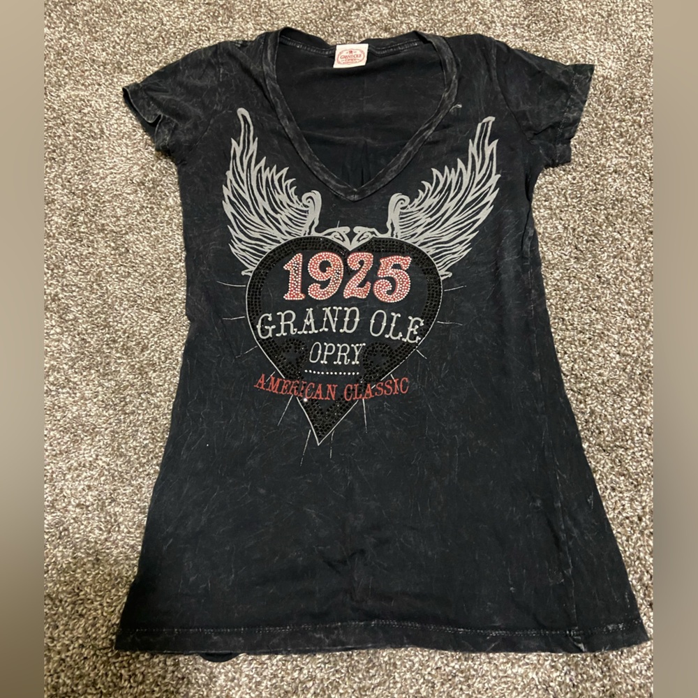 Grand Ole Opry Faded Black T-Shirt